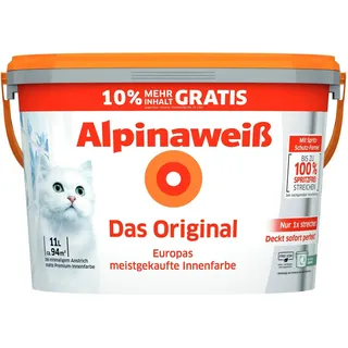 Alpina Wandfarbe Alpinaweiß Das Original Weiß Matt 11 l