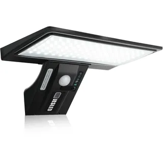 JESLED Solarlampen für Außen, 90 LED, Superhelle Solarleuchte mit Bewegungsmelder Sicherheitswandleuchte 3 Modi Wasserdichte Wandleuchte Garten.Batterie austauschbar, 1 Stück