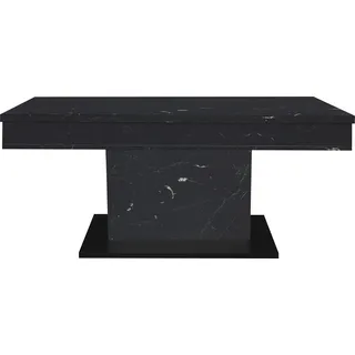 Mäusbacher Couchtisch Lift Couchtisch, schwarz Metall, Holzwerkstoff, rechteckig, eckig, 58-77x60x110 cm, - BHT 110x58x60 cm