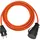 1169960 Verlängerungskabel 5 m Draußen Schwarz, Orange,