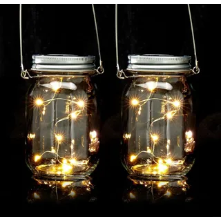 Relaxdays 20 x LED Solar Glas