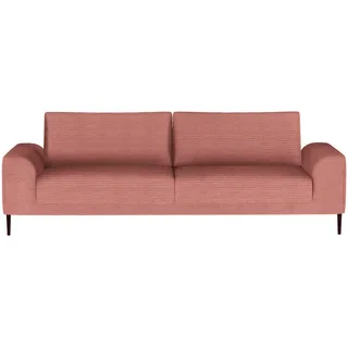 Welnova Schlafsofa , Rosa , Metall , Uni , Füllung: Schaumstoff , 250x89x105 cm , Reach, Made in EU, FSC Mix , Stoffauswahl, Schlafen auf Sitzhöhe, Armteil links, Armteil rechts , Wohnzimmer, Sofas & Couches, Schlafsofas, Sonstige Schlafsofas