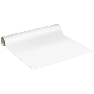 Ambiance Sticker Vinyl-Aufkleber, Rolle Meterware, für Innendekoration, Küchenwand, selbstklebend, abnehmbar, waschbar, wasserdicht, für Fenster, Möbel, Schlafzimmer, Wohnzimmer – weiß – 60 cm x 10 m