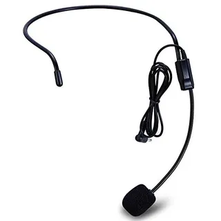 SHIDU Wired Mic for Sprachverstärker Headset Mikrofon for Loudspeaker Teaching Meeting Tour Guide Sales Promotion Speaker