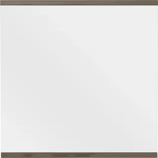 Invivus Wandspiegel , Schlammfarben , Glas , rechteckig , 75x75.6x4.6 cm , Goldenes M, Made in Germany , in verschiedenen Größen erhältlich, waagrecht montierbar , Garderobe, Garderobenspiegel