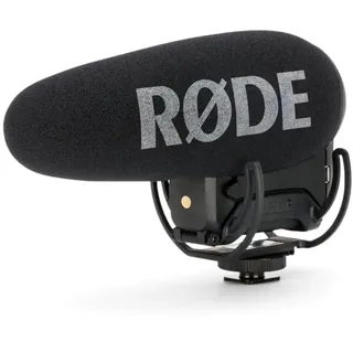 RØDE Microphones RØDE VideoMic Pro+ Premium Shotgun-Mikrofon für die Kamera mit Hochpassfilter, Hochfrequenzverstärkung, Pad, Sicherheitskanal für Filmemachen, Erstellen von Inhalten und Standortaufnahmen, Black