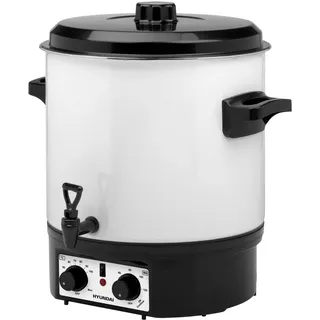 Hyundai Elektrische Topf PC 200, Dampfgarer - Reiskocher, Weiss