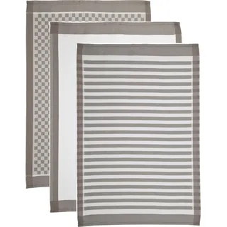 Ross Geschirrtuch "SUPERIOR", taupe, weiß),