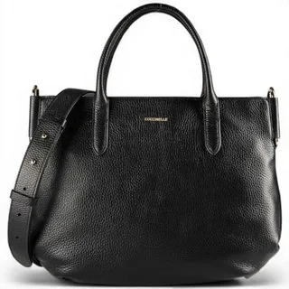 Mode Coccinelle Tasche Rebekka Damen Schwarz Aus Leder