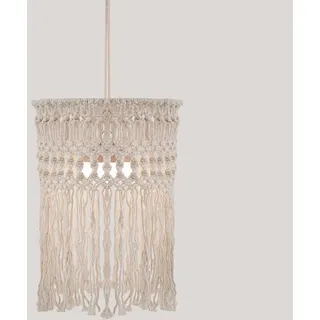 Licht-Erlebnisse Pendelleuchte LED Akku IP54 D: 30 cm Beige 2700 K Außen