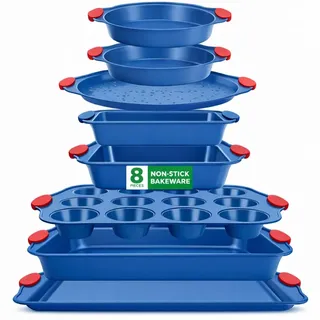 NutriChef Backformen Set 8-teilig