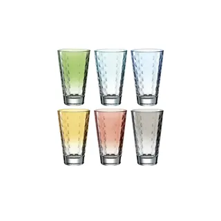 LEONARDO Trinkglas Optic Cocktailglas 0,3 l 6-tlg.