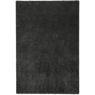 Snapstyle Hochflor Shaggy Teppich Palace 140 x 200 cm Silberfarben