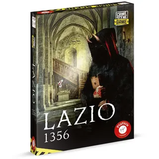 Piatnik 6709 Piatnik-6709-Crime Scene: Lazio 1356: Ermittle in einem italienischen Kloster und kläre die mysteriösen Todesfälle, White, Red, and Black