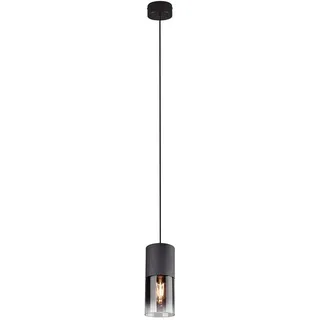 Trio Robin 1-flg. 10 cm zylinderförmig schwarz matt