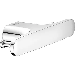 Keuco Edition 400 Doppel-Handtuchhaken, Metall verchromt, Made in Germany, für Handtücher und Bademäntel, inkl. Schrauben und Dübel, Wandhaken zum Bohren