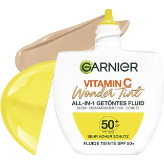 Garnier Vitamin C Wonder Tint Getöntes Fluid SPF 50+ Farbton Muedium 40 ml