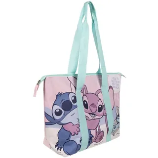 stitch CERDÁ LIFE'S LITTLE MOMENTS Strandtasche Minnie Rosa, bunt, Estándar, Zeitgenössisch