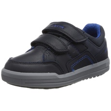 Geox J Arzach Boy Sneaker, Navy/ROYAL, 41 EU