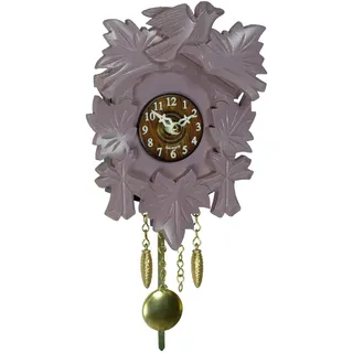 Trenkle Kuckulino 2015 PQ lila Schwarzwalduhr mit Quarzwerk und Kuckuckruf - Violett, Lila
