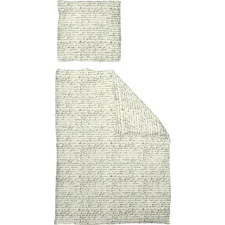 ADAM Audio Bettwäsche "Leinenbettwäsche Scribble", schwarz, B/L: 135cm x 200cm, 1 Stk., 1 Stk., Jacquard, B/L: 80cm x 80cm, 2 Stk.