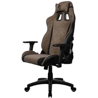 Arozzi Avanti Softfabric Gaming-Stuhl Kunstleder Braun
