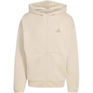 adidas Future Icons SMALL Logo Full-zip Hoodie, crystal linen, XXL,
