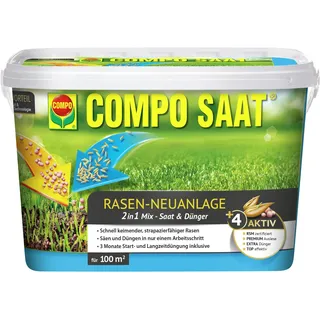 Compo Rasen Neuanlage Mix Samen und Dünger 2,2 kg