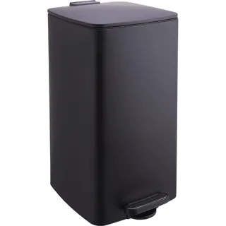 Relaxdays Mülleimer Küche 30 l Schwarz