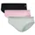 Damen Bikini 3PK Sport Flex-Packaged Panties Slip 901 Assorted XL 3er Pack XL