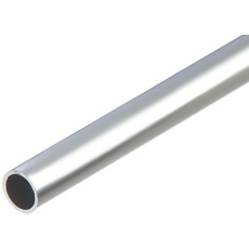 CEZAR Metall Aluminium Rundrohr Ø 8 mm | Länge: 1 M | Materialstärke: 1 MM|Konstruktionsrohr | ROH | BAUROHR | RUNDES ROHR