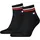 TH Uni TJ Quarter 2P Iconic Kurzsocken Paar Schwarz 39-42