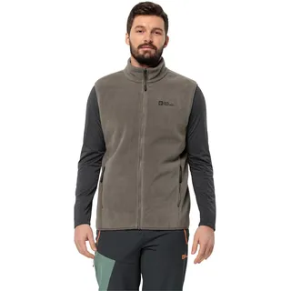 Jack Wolfskin Herren Waldsteig Fz Vest M Fleece-Jacke, Cold Coffee, L EU
