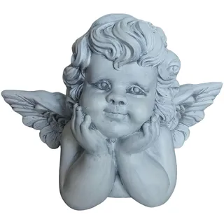 Relaxdays Grabengel 31 cm Steingrau
