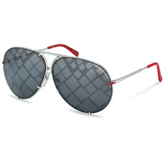 Porsche Design Turbo 1 Sonnenbrille - Silver - Smoke/Mirror Silver/CAT3