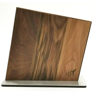 Magnetischer Messerblock ohne Messer aus Walnussholz - Beschichtung ausschließlich mit natürlichem Walnuss-Öl