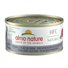 24x70g Ton și sardine tinere HFC Natural Almo Nature Hrană umedă pisici