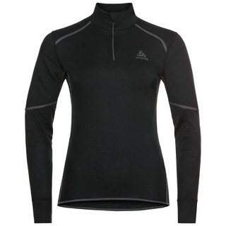 Odlo Damen Active X-Warm Half Zip Longsleeve (Größe XL, schwarz)