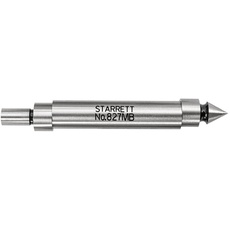 Starrett 827MB Kantensucher, Doppelend, mit spitzem Kontakt, 10mm Körperdurchmesser, 6mm Kontaktdurchmesser