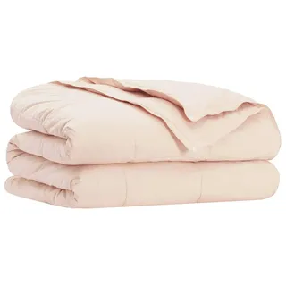 vidaXL Bettdecke 155 x 200 cm Für alle Jahreszeiten Kapokfaser Beige - Beige