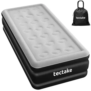 tectake Luftbett aufblasbar Airdreams, inkl. manuellem Ventil und Tragebeutel, schwarz/weiß , Schwarz, Weiß , Kunststoff , Ce , Schlafzimmer, Betten, Gästebetten, Luftbetten
