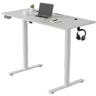 Juskys Schreibtisch Office Stand Weiß