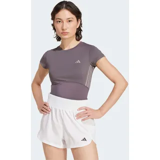 adidas Hyperglam Shine Baby Kurzarm-t-shirt - Grey strata, taupe oxide, - S,