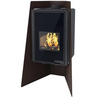 HS-Flamingo Kaminofen | Island | 9 kW | Braun