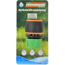Mannesmann, Wasserwaage, Schnellkupplung für Gartenschlauch (30 cm)