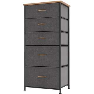 YITAHOME Kommode mit 5 Schubladen 0 x 0 x 0 cm silber