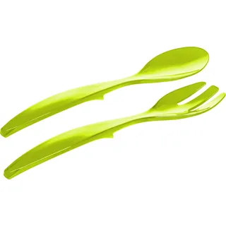 Emsa Salatbesteck 2–teilig, Kunststoff, Länge 30 cm, Grün,