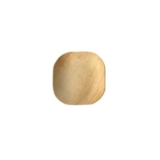 Papstar Teller Palmblatt eckig 10 cm x 10 cm 25 St. Naturfarben