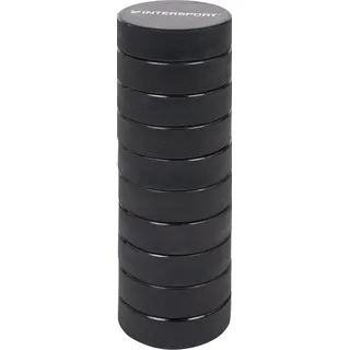 Intersport Eishockey-Puck-296962 Puck, Black, One Size