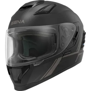 Sena Cases Sena Stryker, Integralhelm mit Kommunikationssystem - Matt-Schwarz - XL